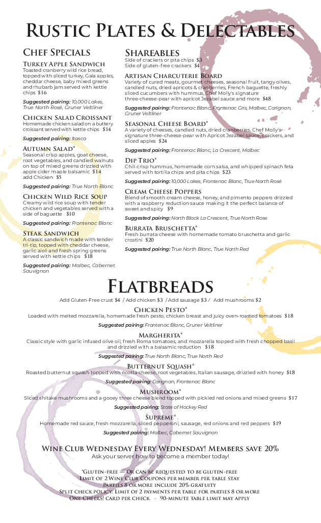 Menu Page 2