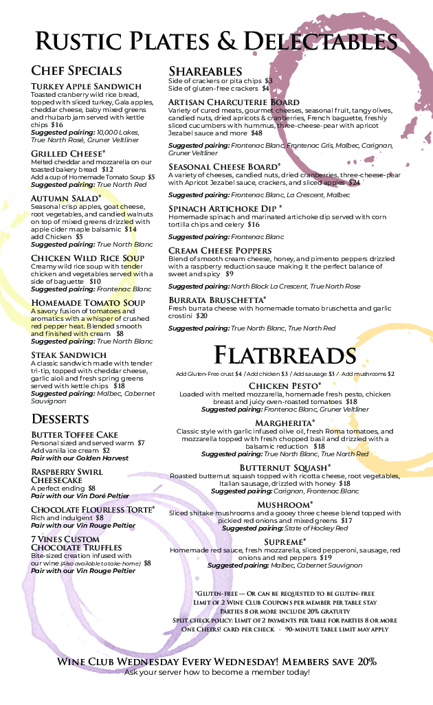 Menu Page 2